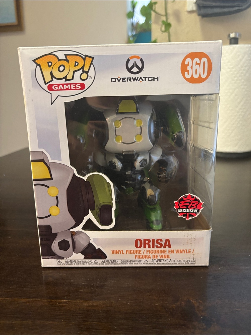 Funko Orisa Overwatch Vinyl Figure - Green, White & Black